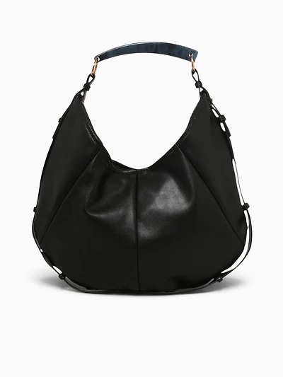 Horn Shoulder Bag Black