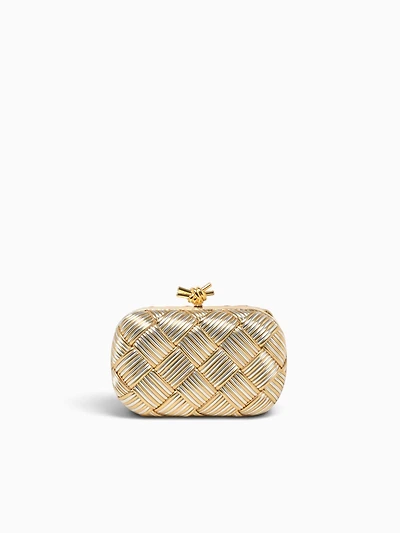 Woven Box Bag Gold Silver