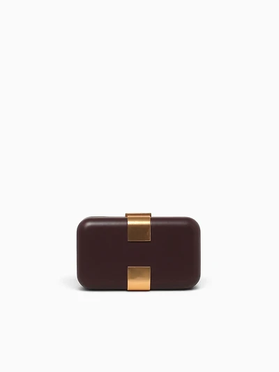 Amelie Box Bag Burgundy