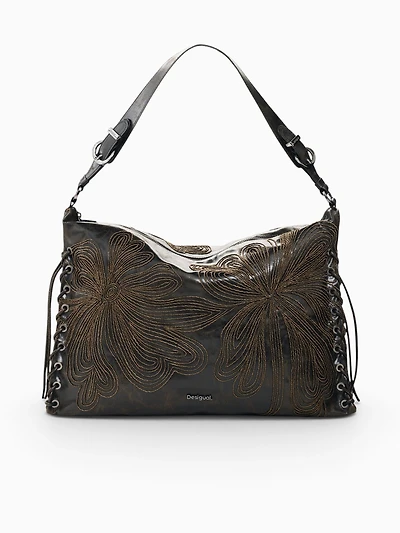 Leira Med Shoulder Bag Brown
