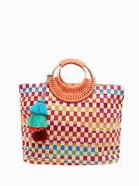 Ab21120 Sunshine Upcycled Handwove Tote