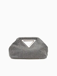 Maya Top Handle Black White