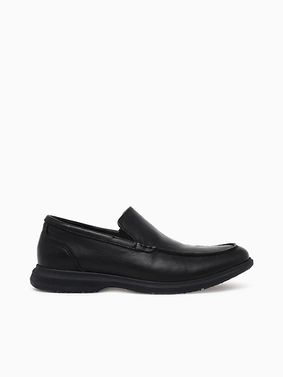 Hamptons Moc Toe Black Smooth