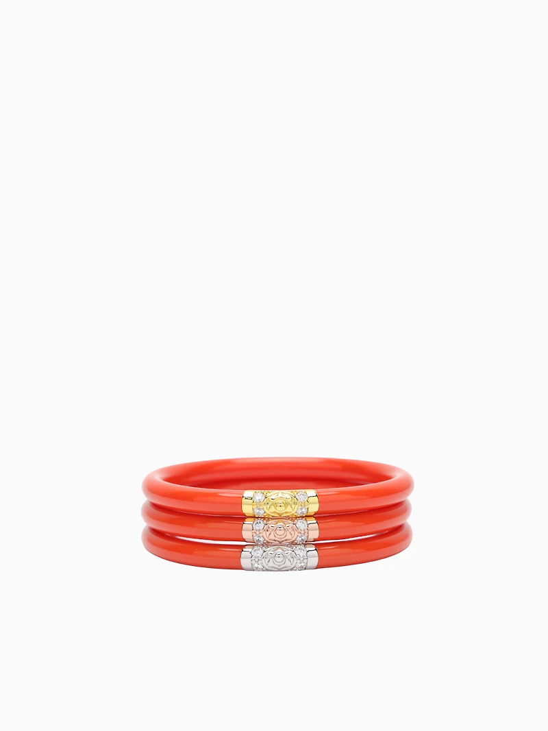 Three Kings All Weather Bangles (AWB) - Coral