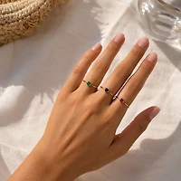 Emerald Heart Ring