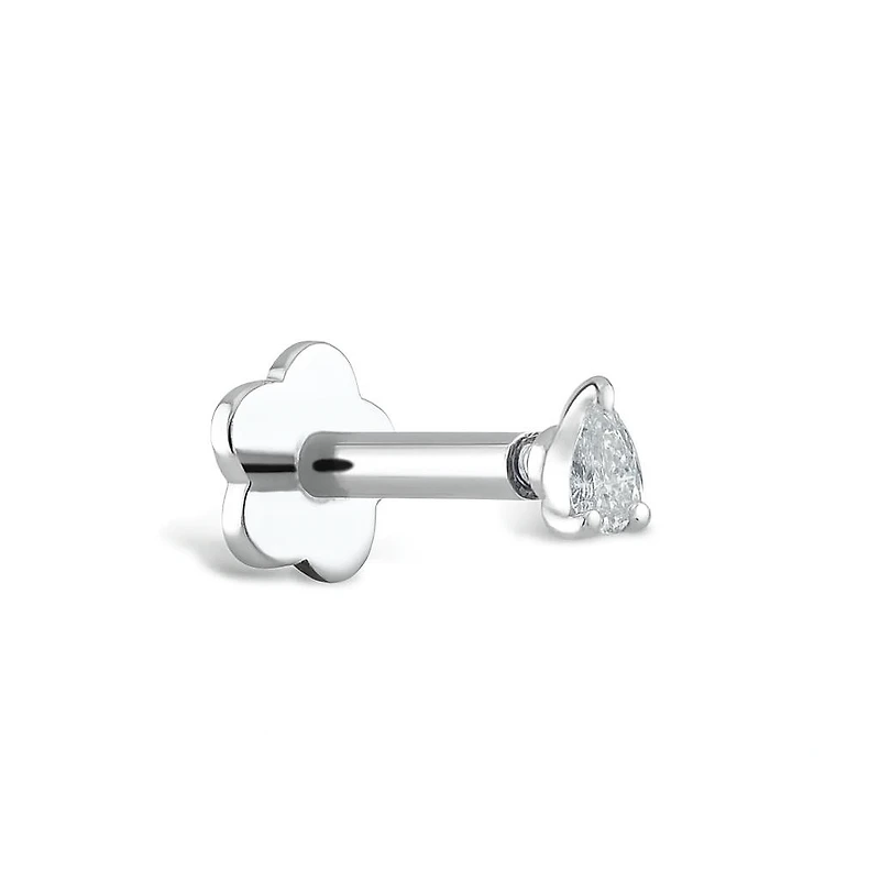 Dainty Pear Piercing -Single
