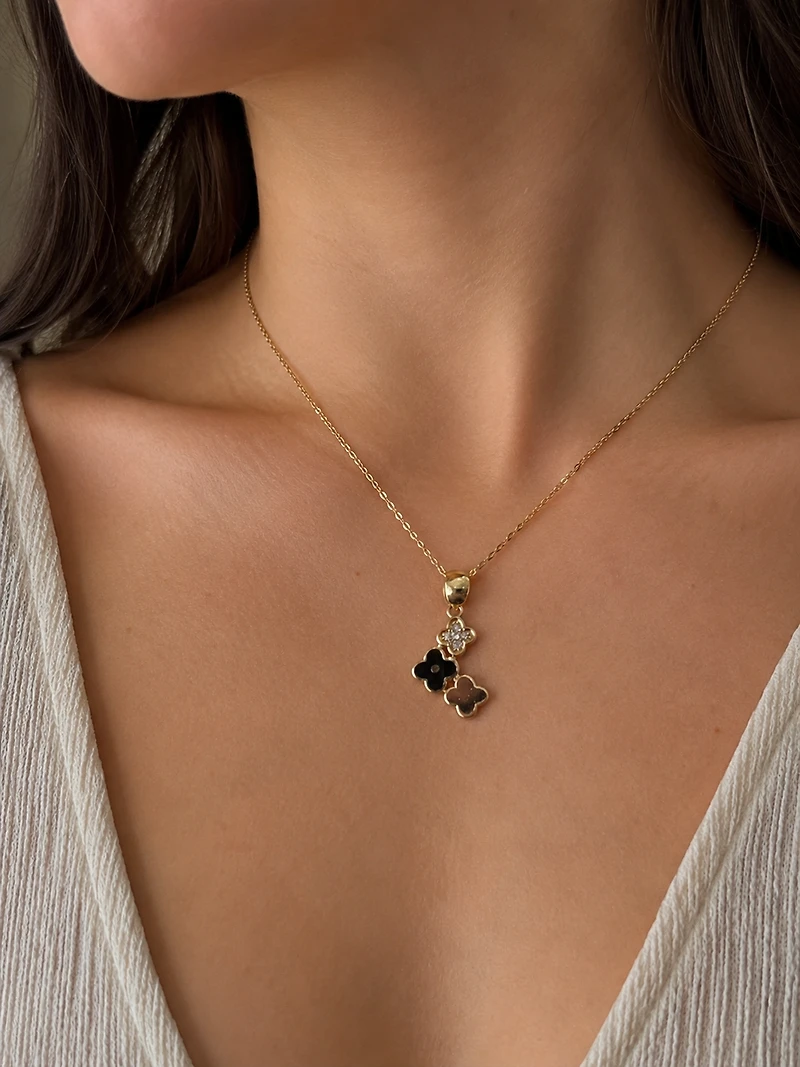 Shades of Flower Necklace