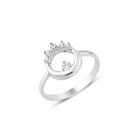 Serene Circle Ring