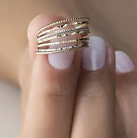 Golden Tapestry Ring