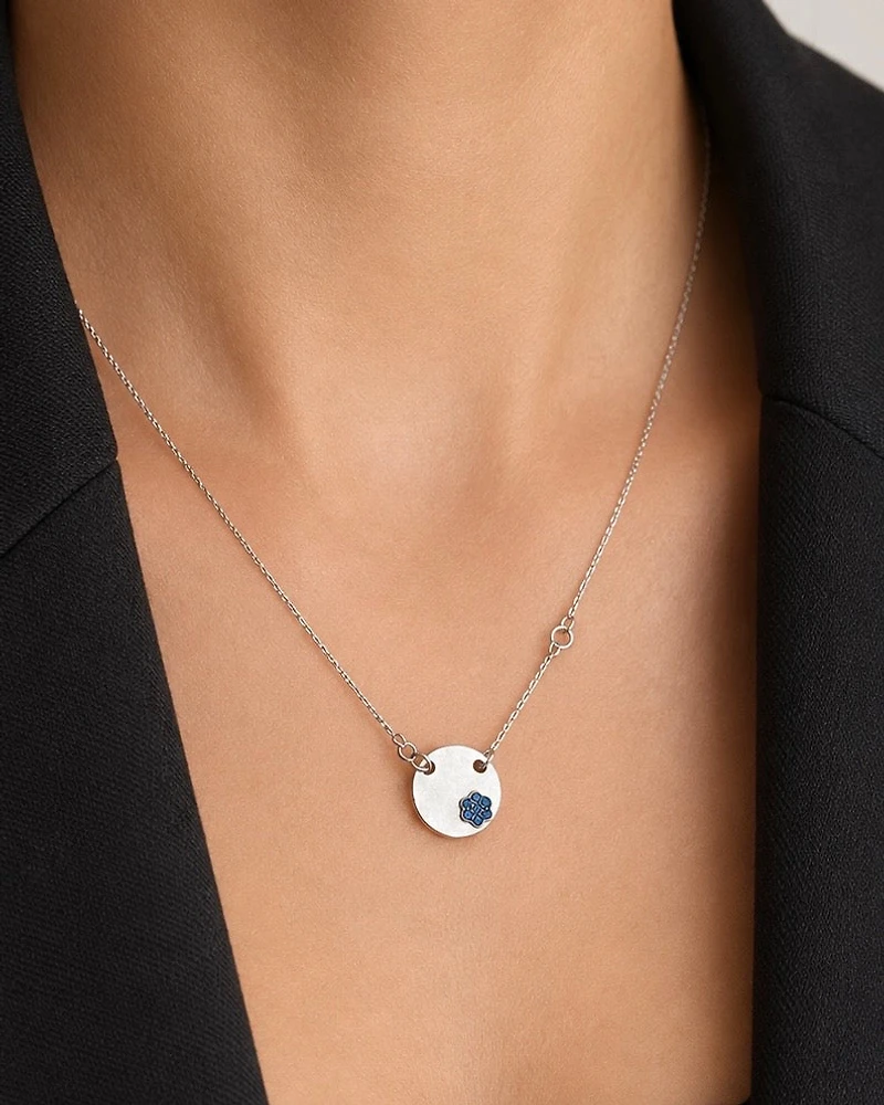 Sapphire Bloom Necklace