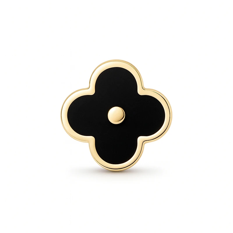 Rounded Petite Clover Stud Earrings