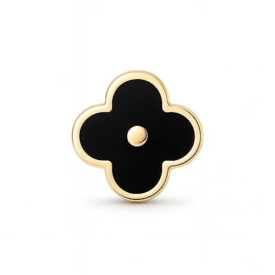 Rounded Petite Clover Stud Earrings