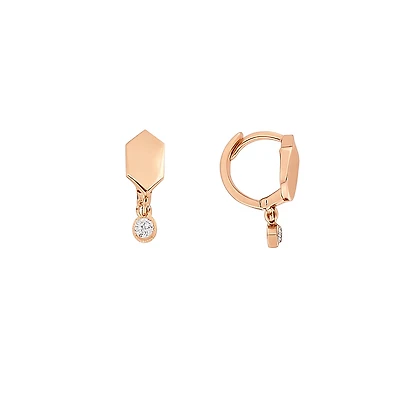 3d Cube Earring