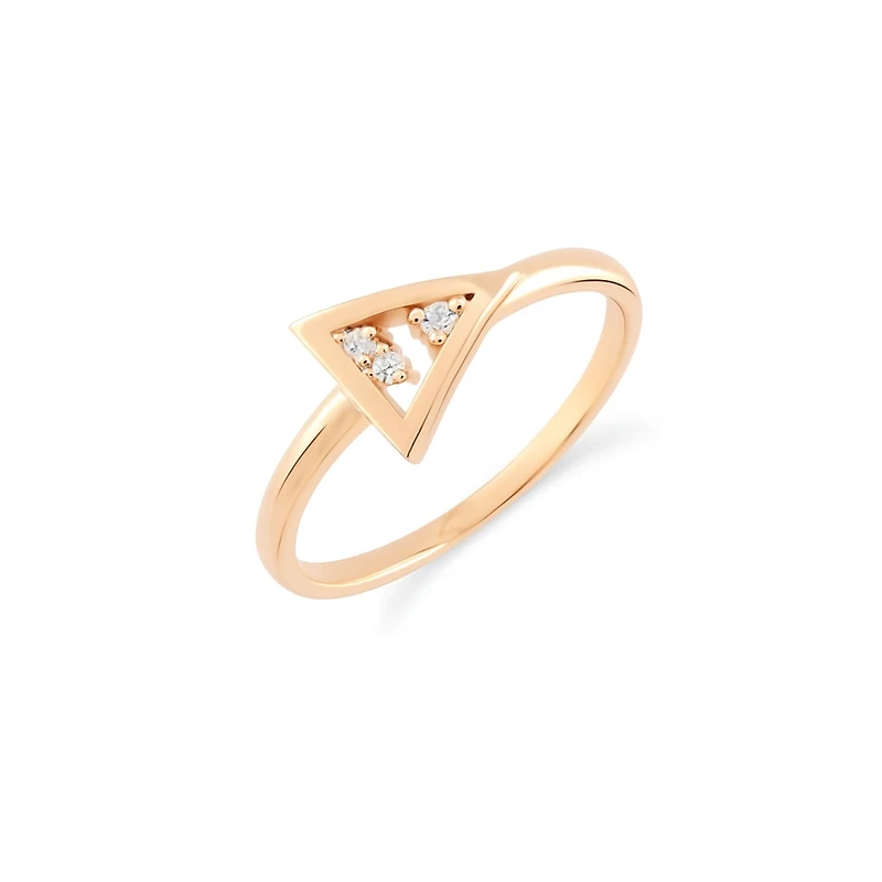 Starlight Triangle Ring