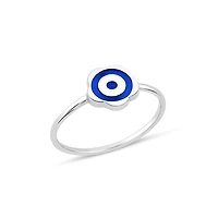Flower Evil Eye Ring