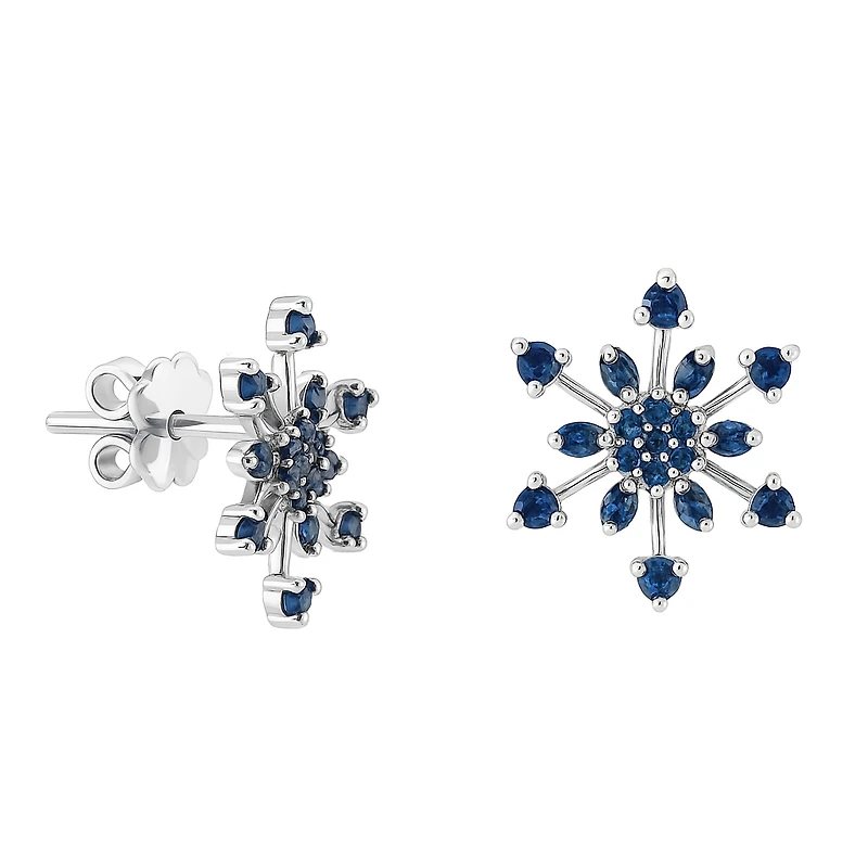 Lily Blue Diamond Earrings