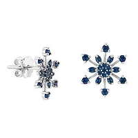 Lily Blue Diamond Earrings