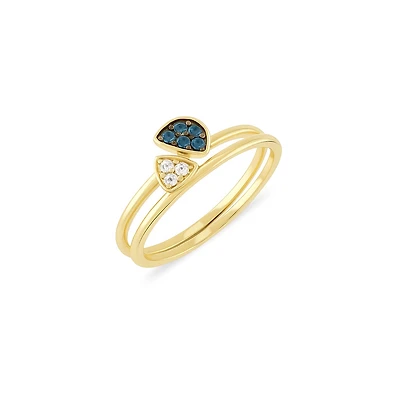 Luminous Duo Stacking Ring