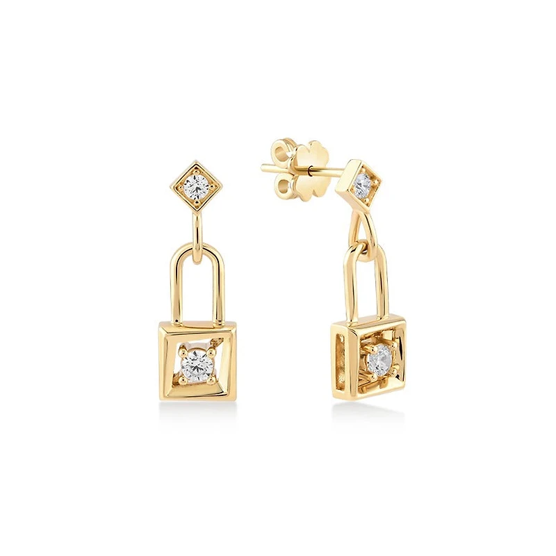 Locked Love Earrings