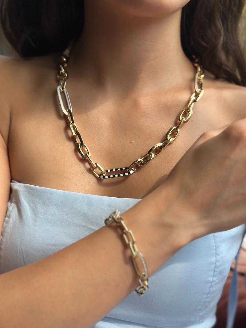 Gold Link Necklace