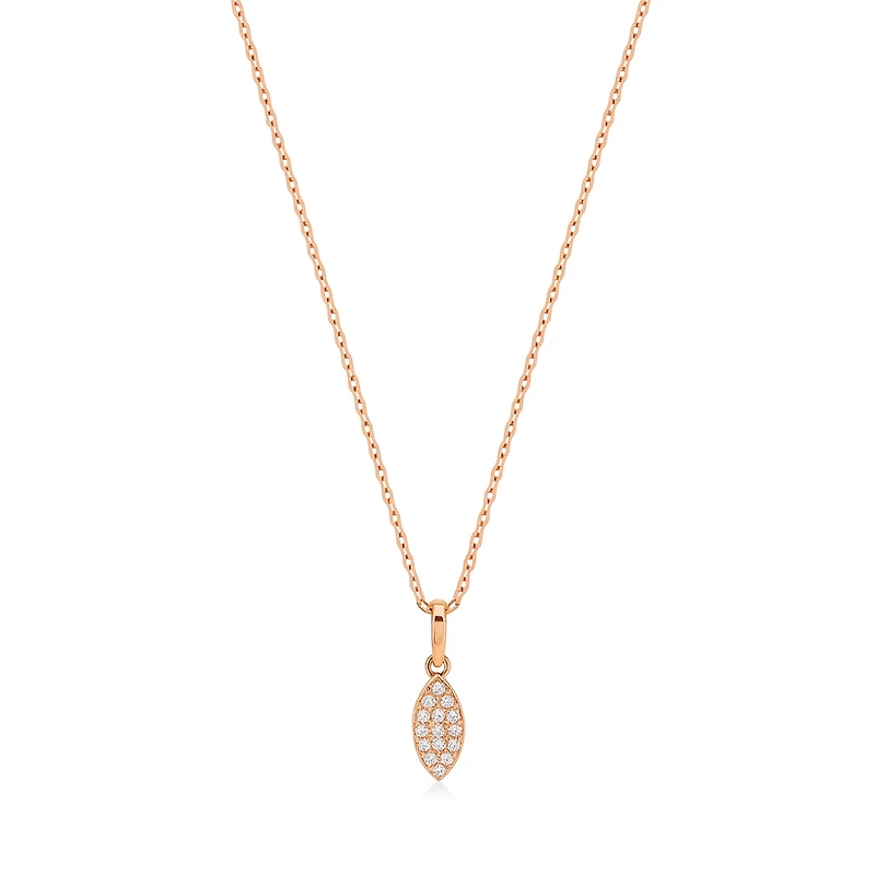 Drop Leaf Necklace