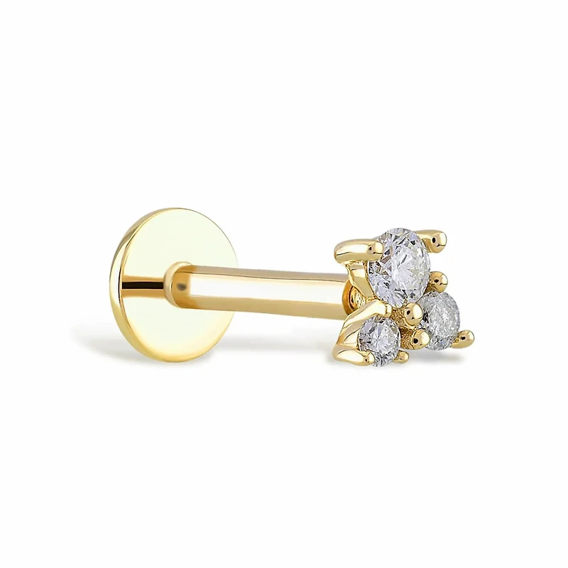Triple Diamond Piercing -Single
