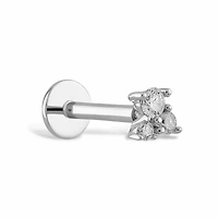 Triple Diamond Piercing -Single