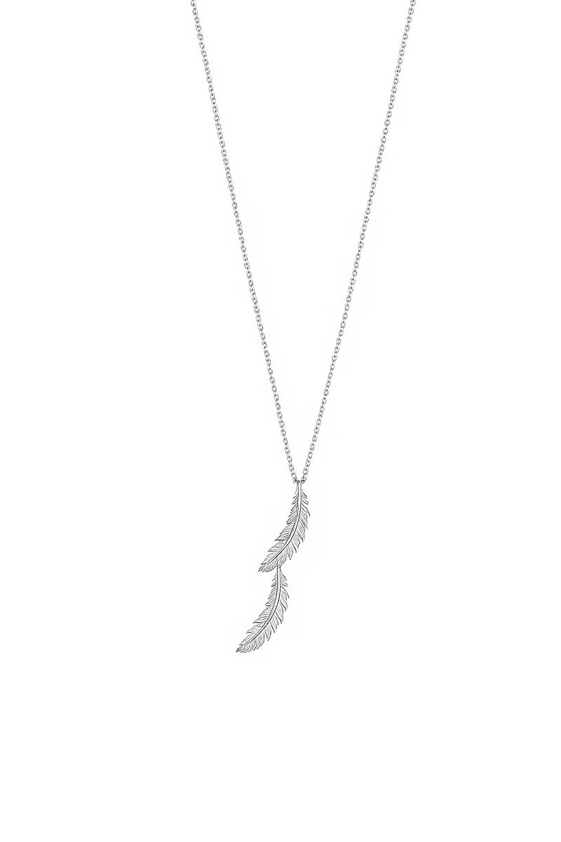 Double Feather Pendant