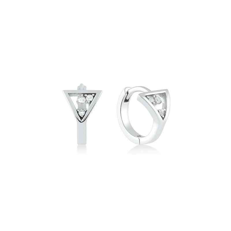 Starlight Triangle Earrings