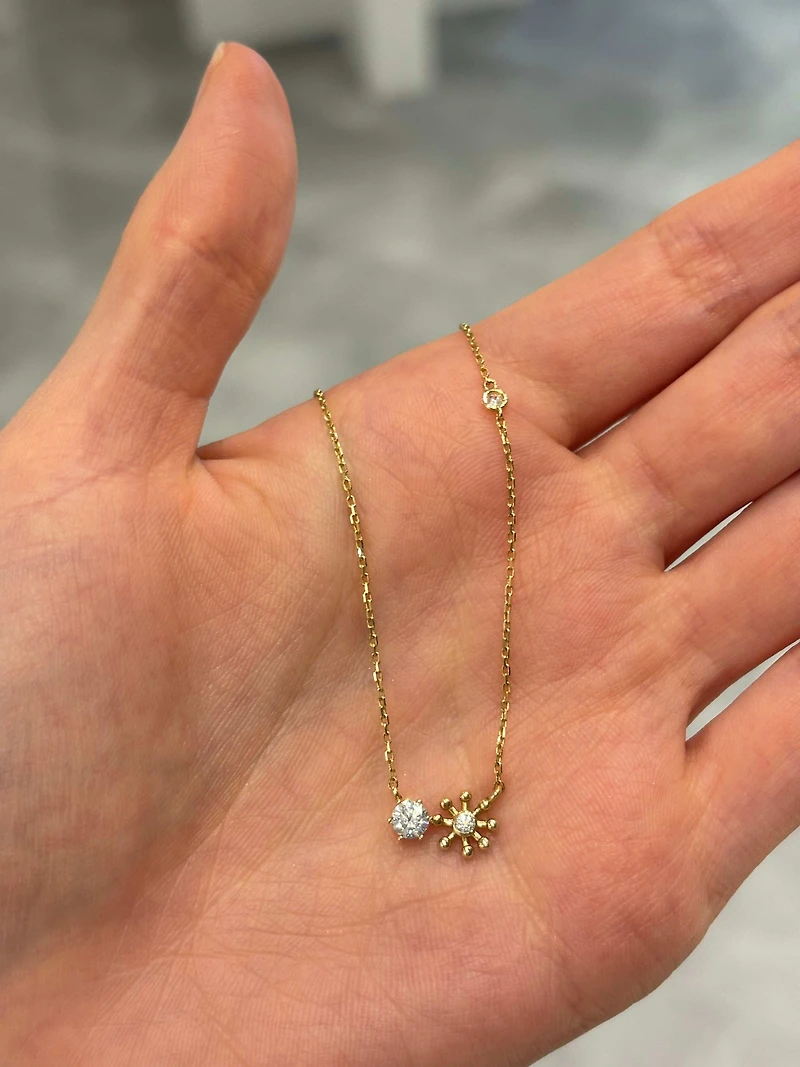 Double Spark Pendant
