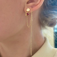 Single Ruby Threader Stud