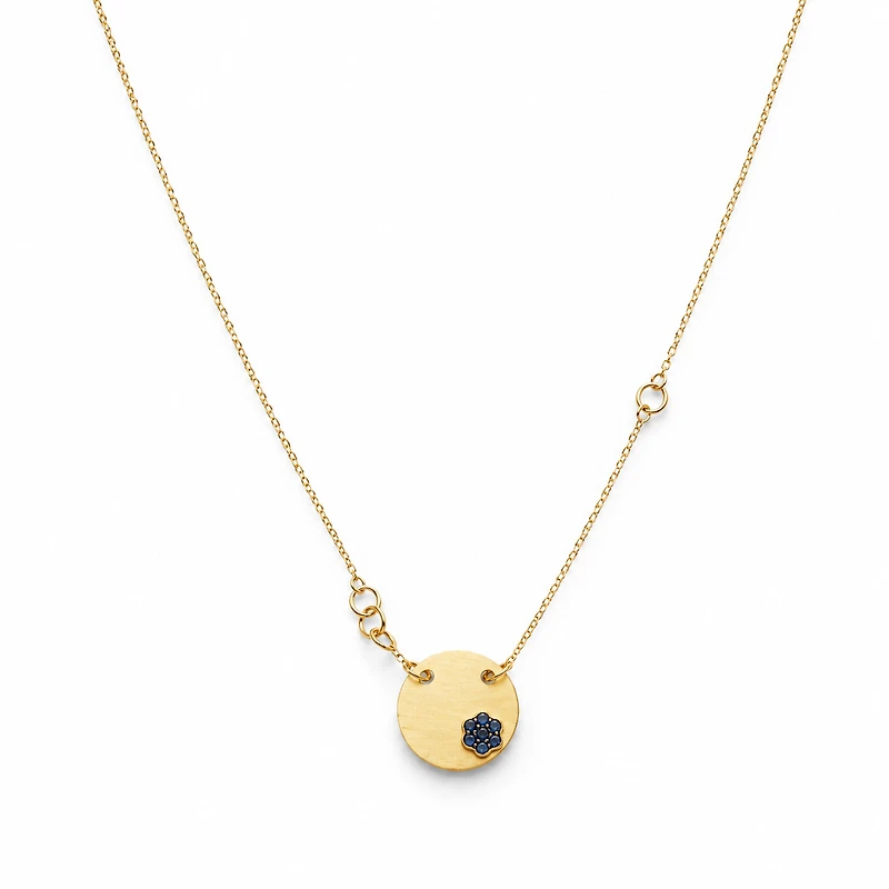 Sapphire Bloom Necklace