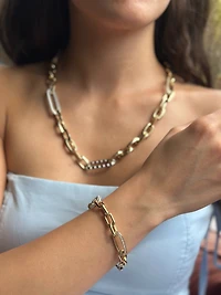 Gold Link Bracelet