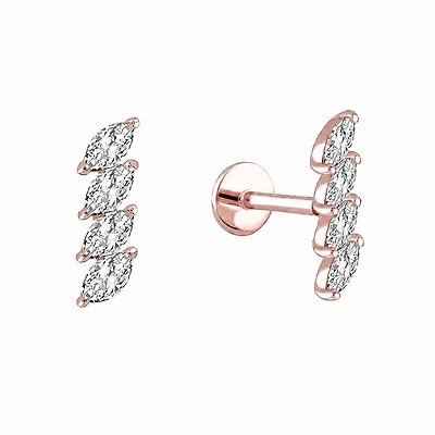 Marquise Cascade Diamond Piercing -Single