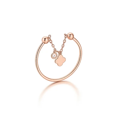 Dangle Clover Ring