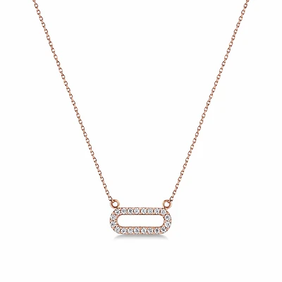 Link Pave Necklace