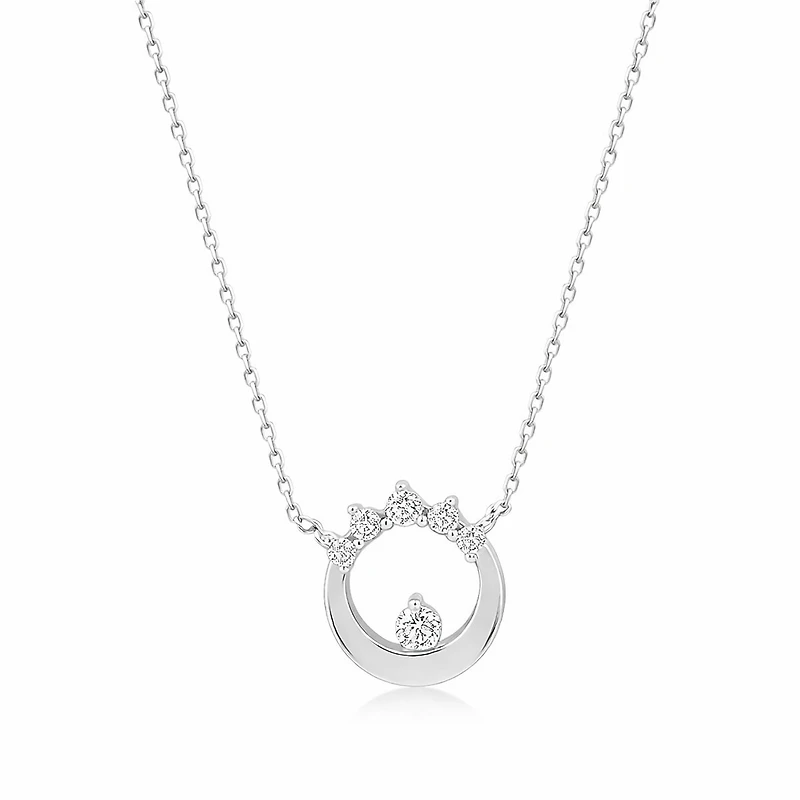 Serene Circle Necklace