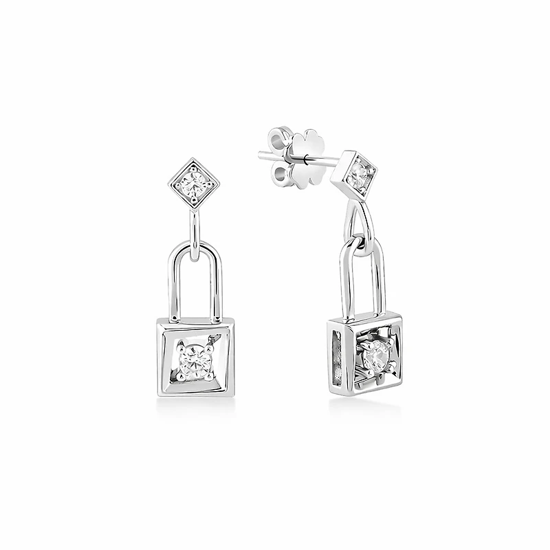 Locked Love Earrings