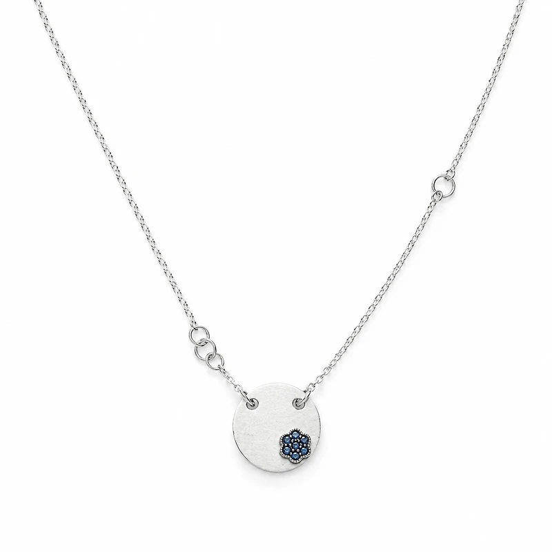Sapphire Bloom Necklace