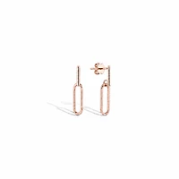 Link Drop Stud Earrings