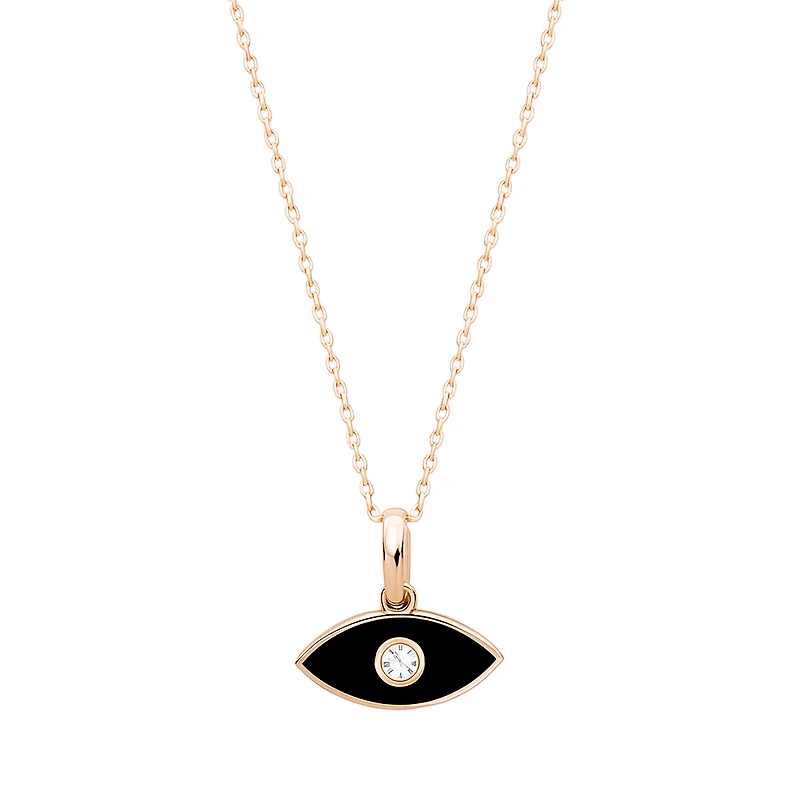 Enamel Evil Eye Pendant