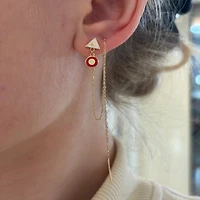 Single Geometric Threader Stud