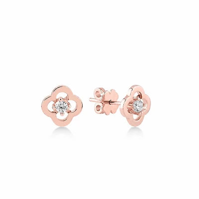Dazzling Clover Earrings