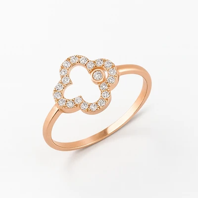 Star Glowing Clover Ring