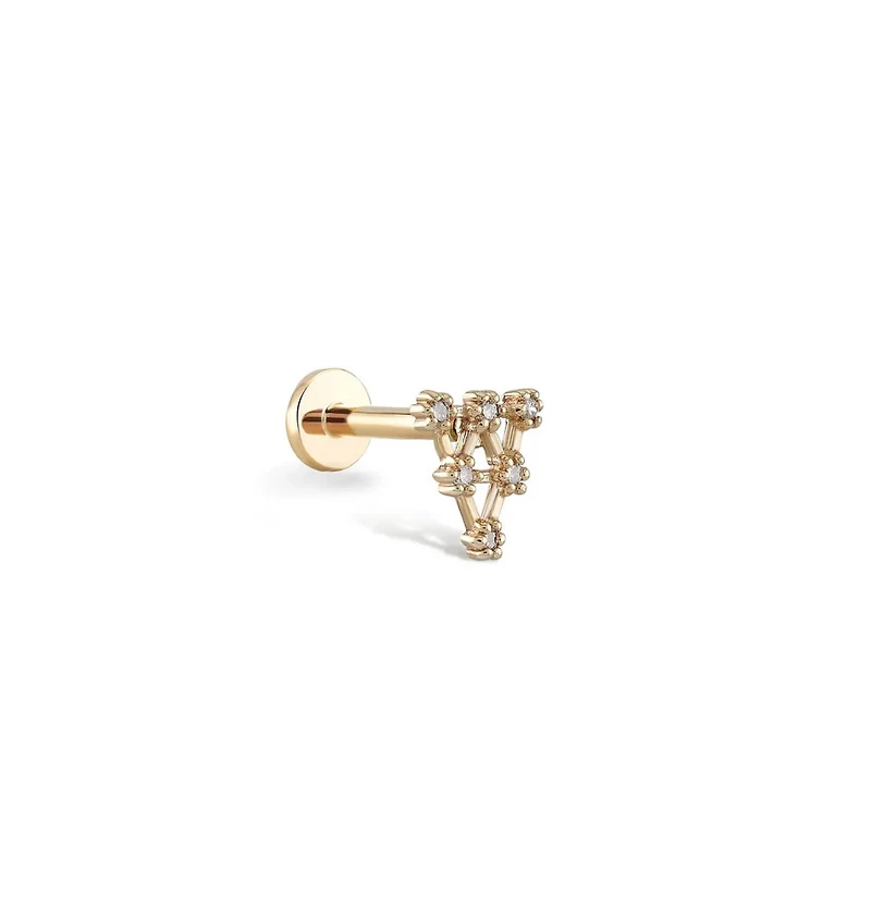 Pyramid Diamond Piercing -Single