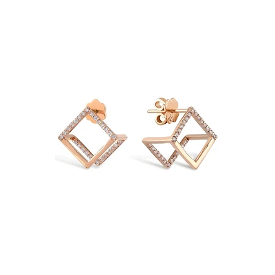 Geo Cube Earrings