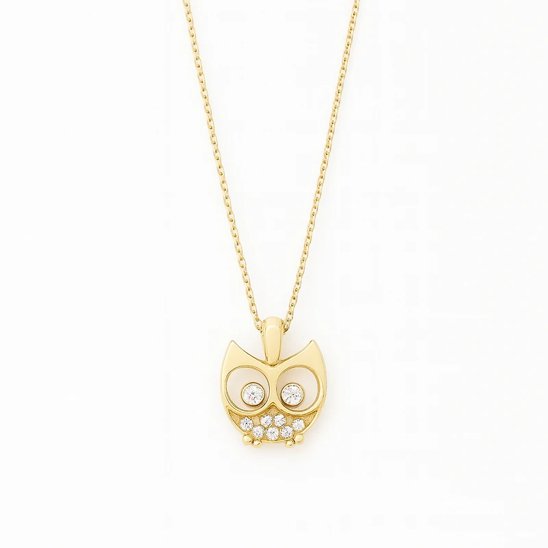 Owl Glimmer Pendant
