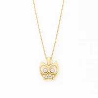 Owl Glimmer Pendant
