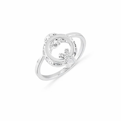 Floating Diamond Ring