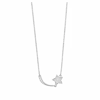 Starlit Crescent Necklace